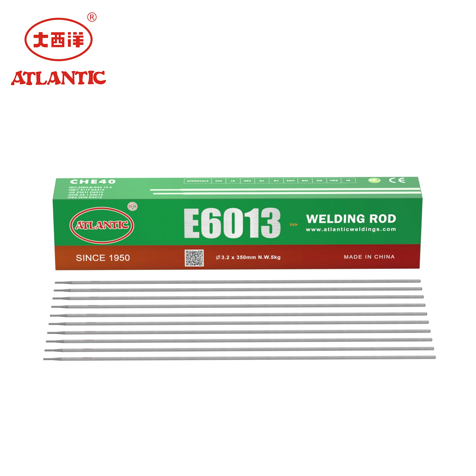 Atlantic Factory Price Welding Rod AWS Mild Steels Welding Rods Electrode E6013