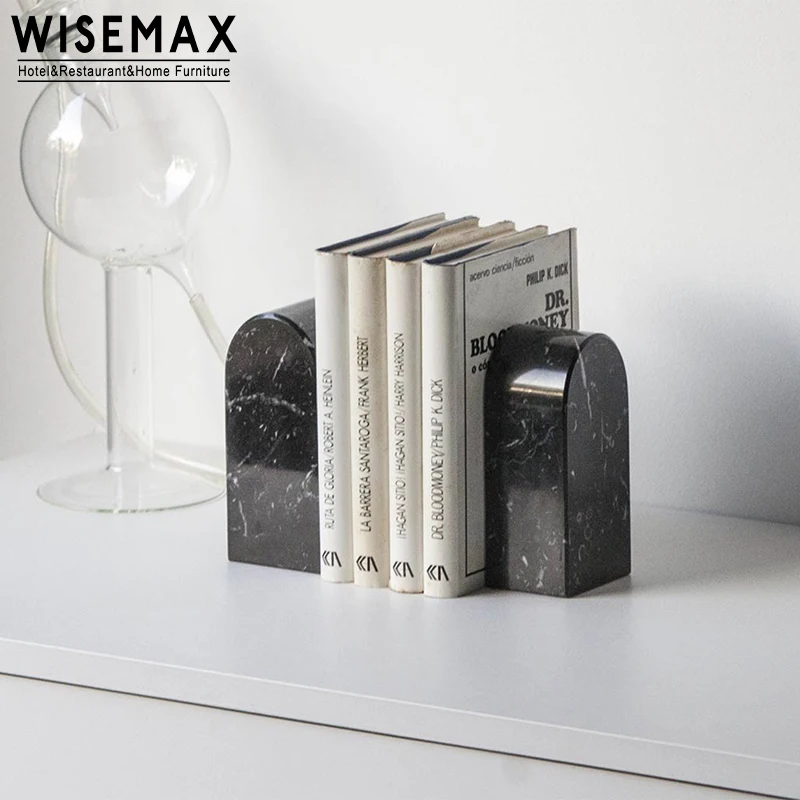 WISEMAX декоративная мебель на заказ Орел современная каменная Подставка под Белую книгу Мраморные Подставки для книг