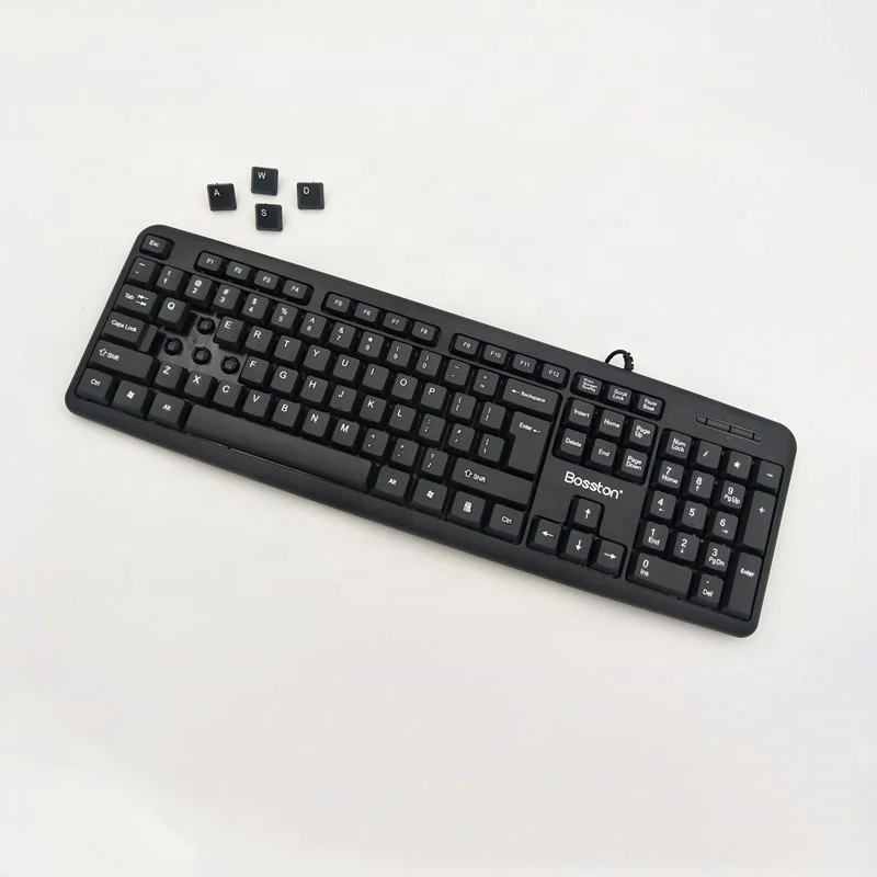 Bosston D5200 mouse and keyboard combo Simplicity practicality USB Wired keyboard and mouse kit for office