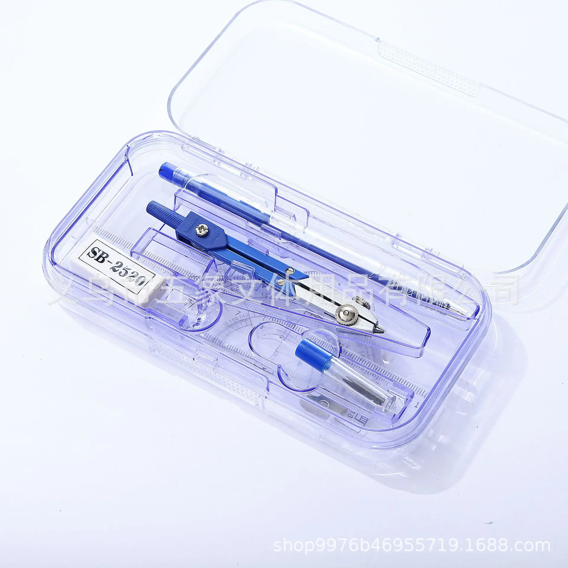 Direct Selling Mathematical Compass Painting Exam Set Geometric Protractor Drawing Ruler Compass Student Stationery