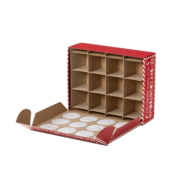 Custom Holiday Party Christmas Beer Advent Calendar Box 12 Days