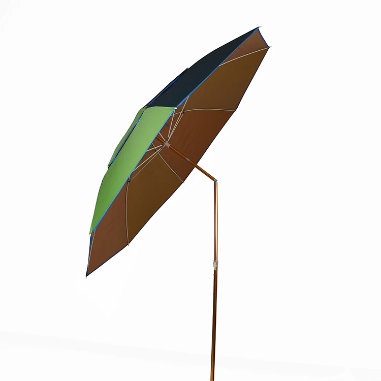 Factory Price Carp Sun Tent Fashionable Beach Umbrella Tent Customized Logo Giveaways Manual Umbrella Pvc Body