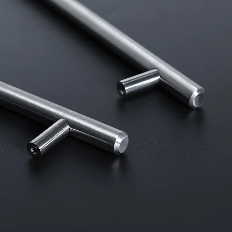 
Stainless steel 201 material t bar handle cabinet usage door handle hollow solid door handles 