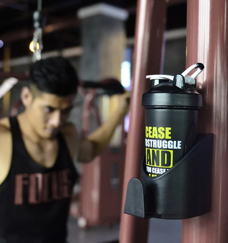 Wholesale Classic Loop Top Shaker Sports Water Bottle, Recycled Plastic BPA Free Gym Protein Shaker Bottle With Ball