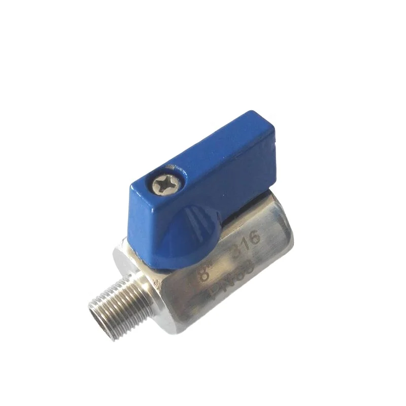 Stainless Steel Mini Valve F/M thread end PN63 ball valve