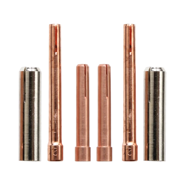 Red Copper TIG Collet Tips Replacement Tungsten needle clip for WP QQ TIG Welding Torch Series