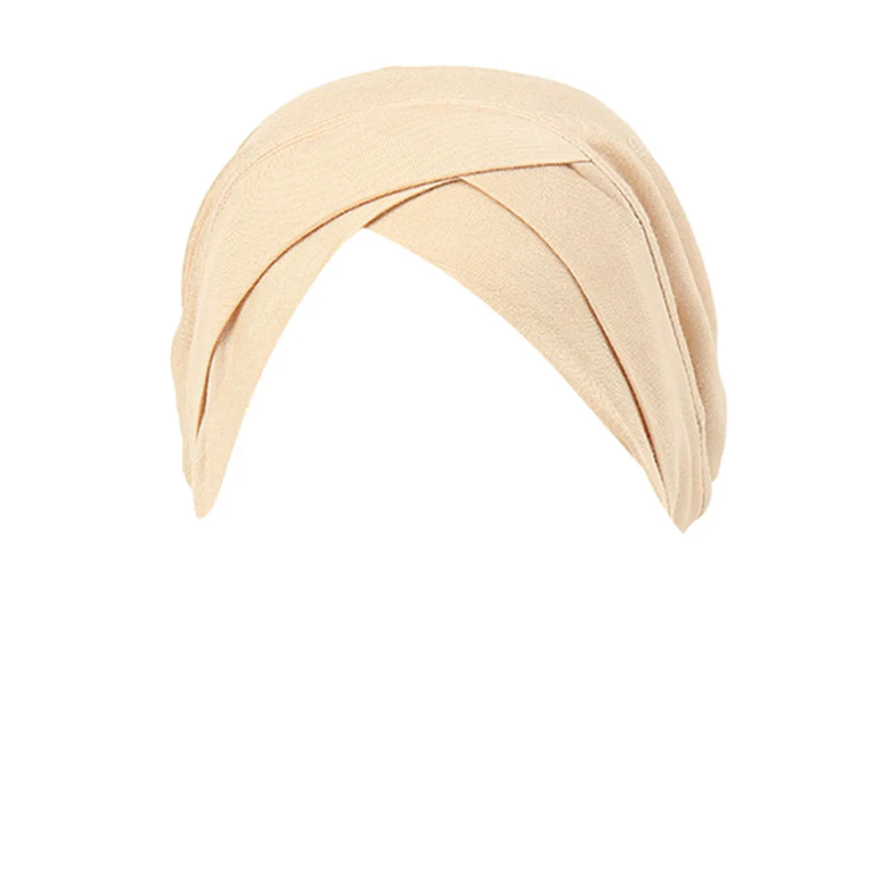 Rts Muslim Classic Inner Cap Women Underscarf Cotton High Quality Popular Arab Tube Caps Plain Bonnet Hijab