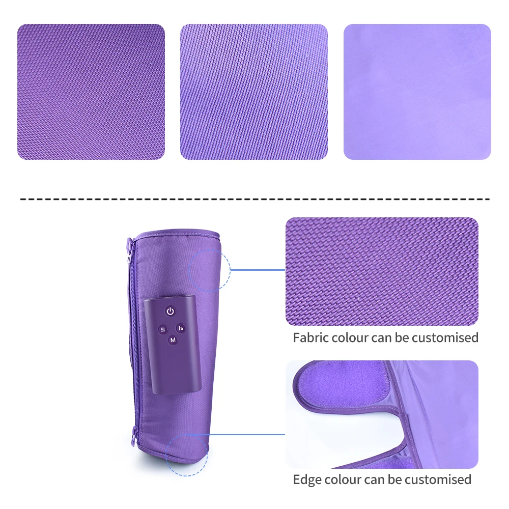 Air Compression Foot and Leg Massager with Heat Leg Massage Machine Muscle Pain Relief with 3 Modes and 3 intensity