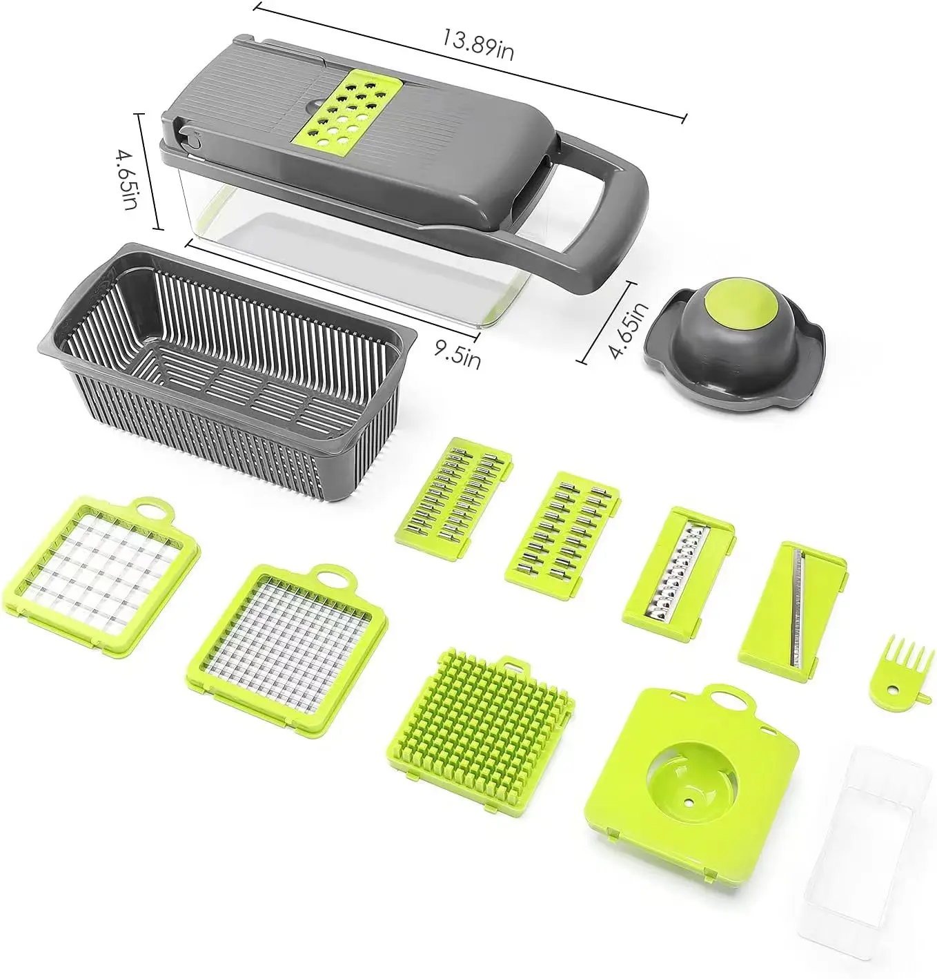 2022 Amazon Hot selling kitchen tools & gadgets 12 in 1 vegetable chopper vegetable slicer Multifunctional Mandoline Grater