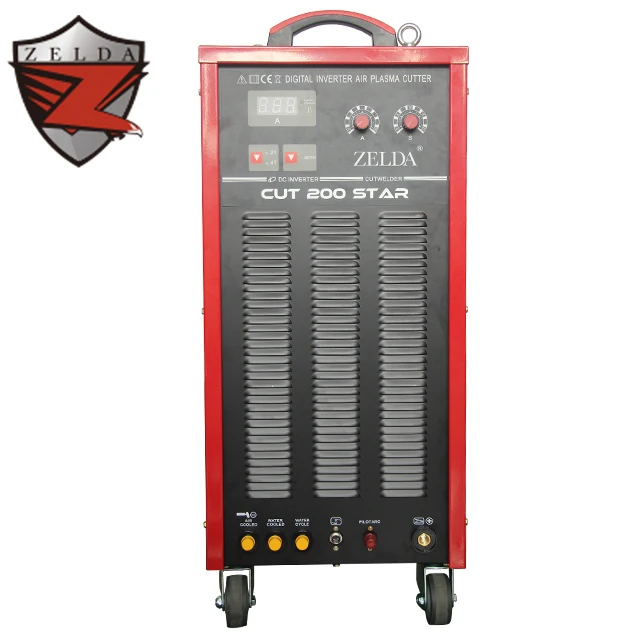 Industrial 380V CNC Plasma Cutting Machine 3 Phase 160amp Cortadora de plasma de aire With With removable wheels