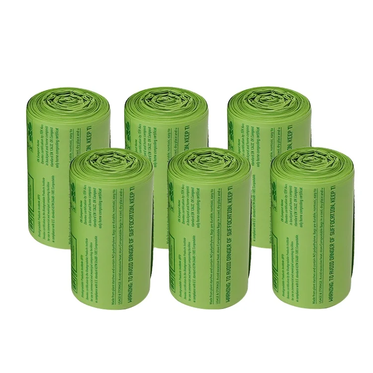 Eco-friendly garbage bags wholesale garbage bag roll 13 gallon biodegradable bag