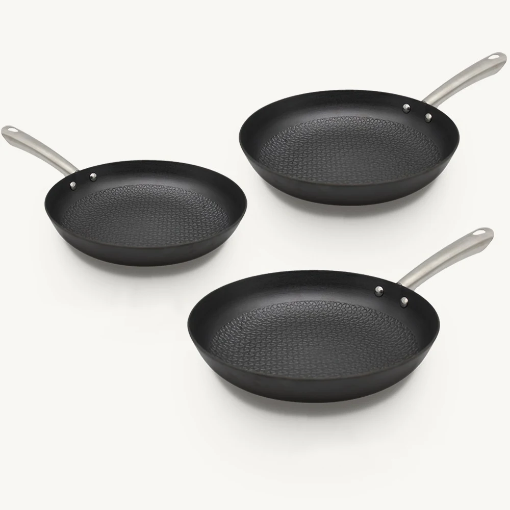 New Non-Stick Frying Pan High Quality Cookware Round Skillet Wholesale  Cast Iron Honeycomb Pan Light Cast Iron Petal Frying Pan