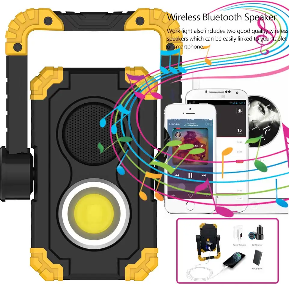 bluetooth speaker car work working light