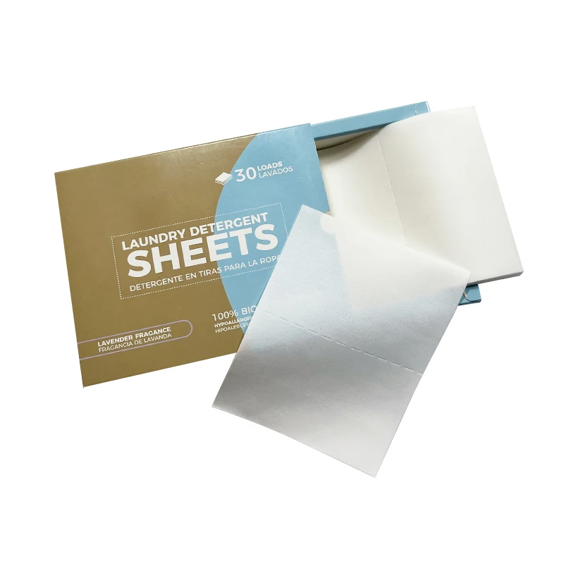 Customized reliable safe plant based laundry soap sheets concentrated quickly dissolving laundry detergent sheets