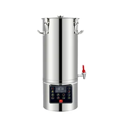 1600W Latest Version Commercial Soybean Milk Machine 18L Capacity Auto Soy Bean Maker  Soymilk Maker with Stirring and Heating F