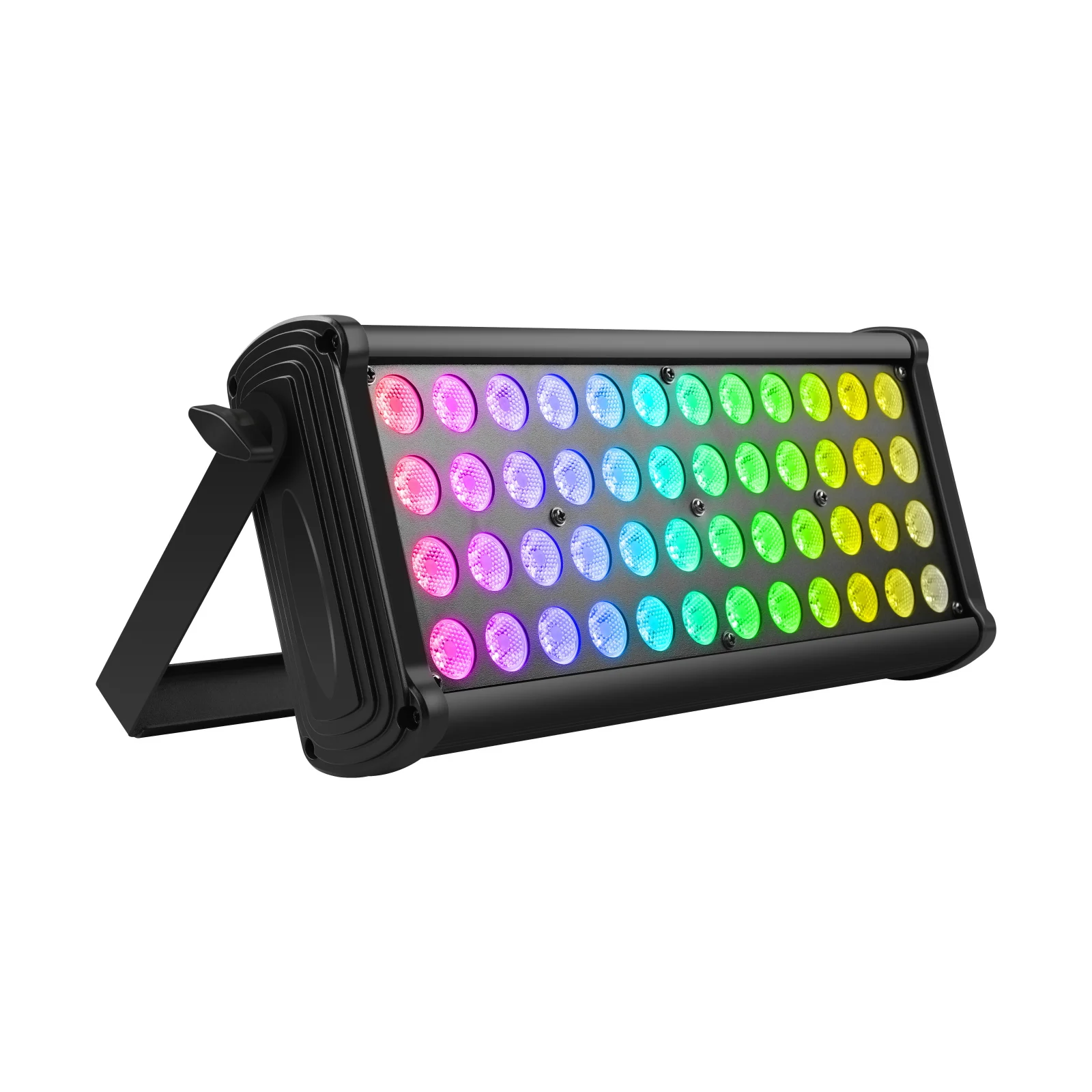 48 шт. RGB 3 в 1 светодиод смешивание цветов Радужный эффект наружный настенный светильник для стирки