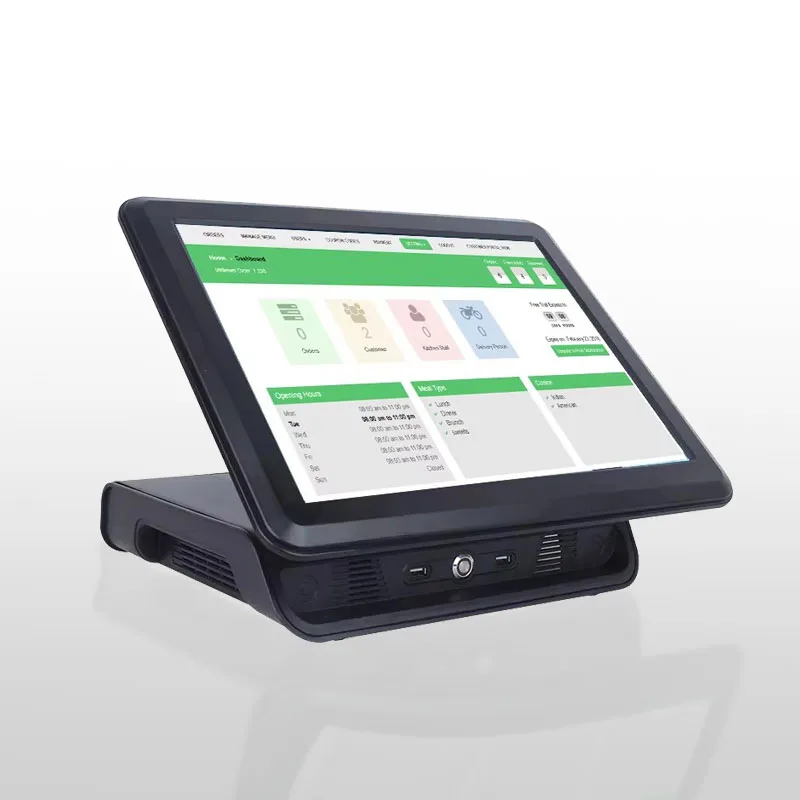Factory Manufacture 15 Inch Pos System Hardware All In One pc Capacitive Touch Screen Pos Pc for Restaurant