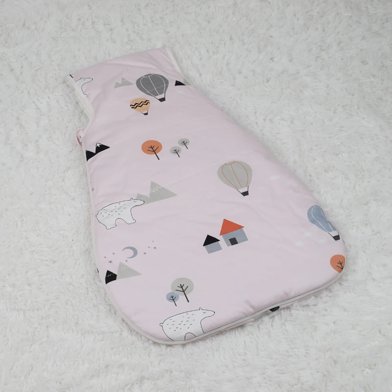 
Baby sleeping bag sleepwear side zipper sewing 