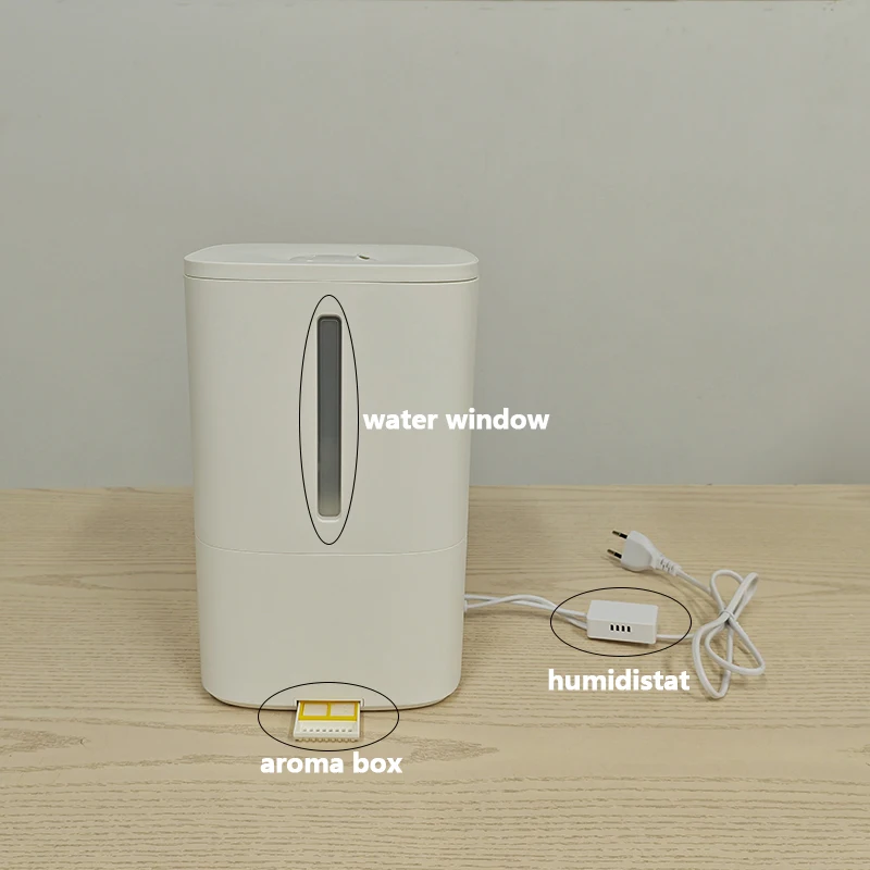 RUNAL H868 4L Humidifier Heat Steam Cool Warm Mist Humificador Umidificador De Ar Humidificador Smart Ultrasonic Air Humidifier