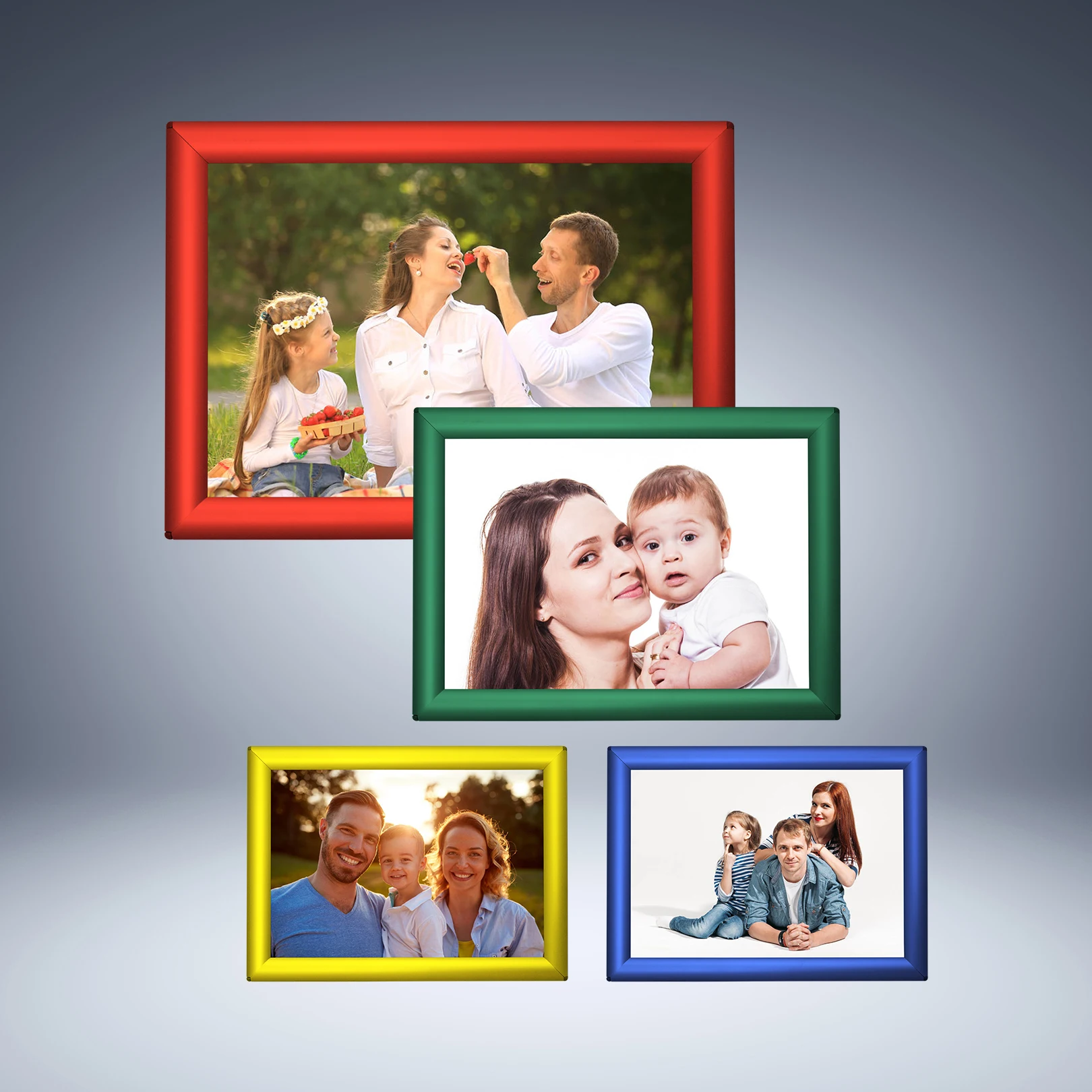 Poster Clip Snap Frame Board Aluminium Advertising Silver A1 A2 A3 A4 Indoor Poster Display Quick Change Picture Frame Price