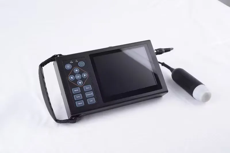 A10handle digital B-ultrasound machine  portable LCD 5.6 screen for animals cat dog sheep pig convex probe veterinary Instrument
