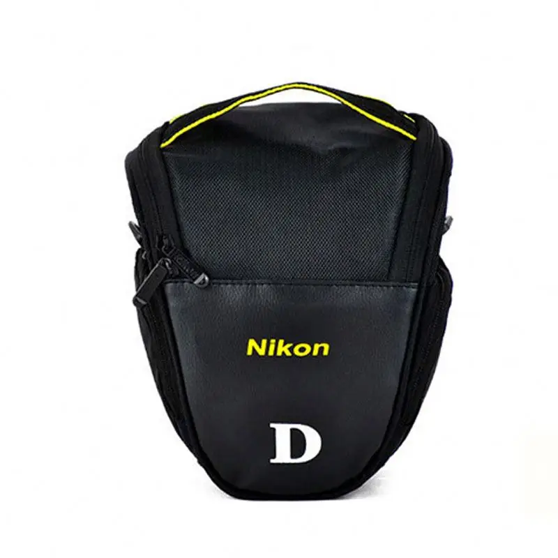 Внутренняя поролоновая прокладка для бесплатной регулировки нейлоновая прочная устойчивая к царапинам сумка для фотокамеры DSLR со съемным плечевым ремнем