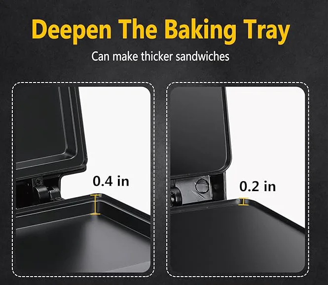 SUNWJN popular 2 slice sandwich maker grill maker