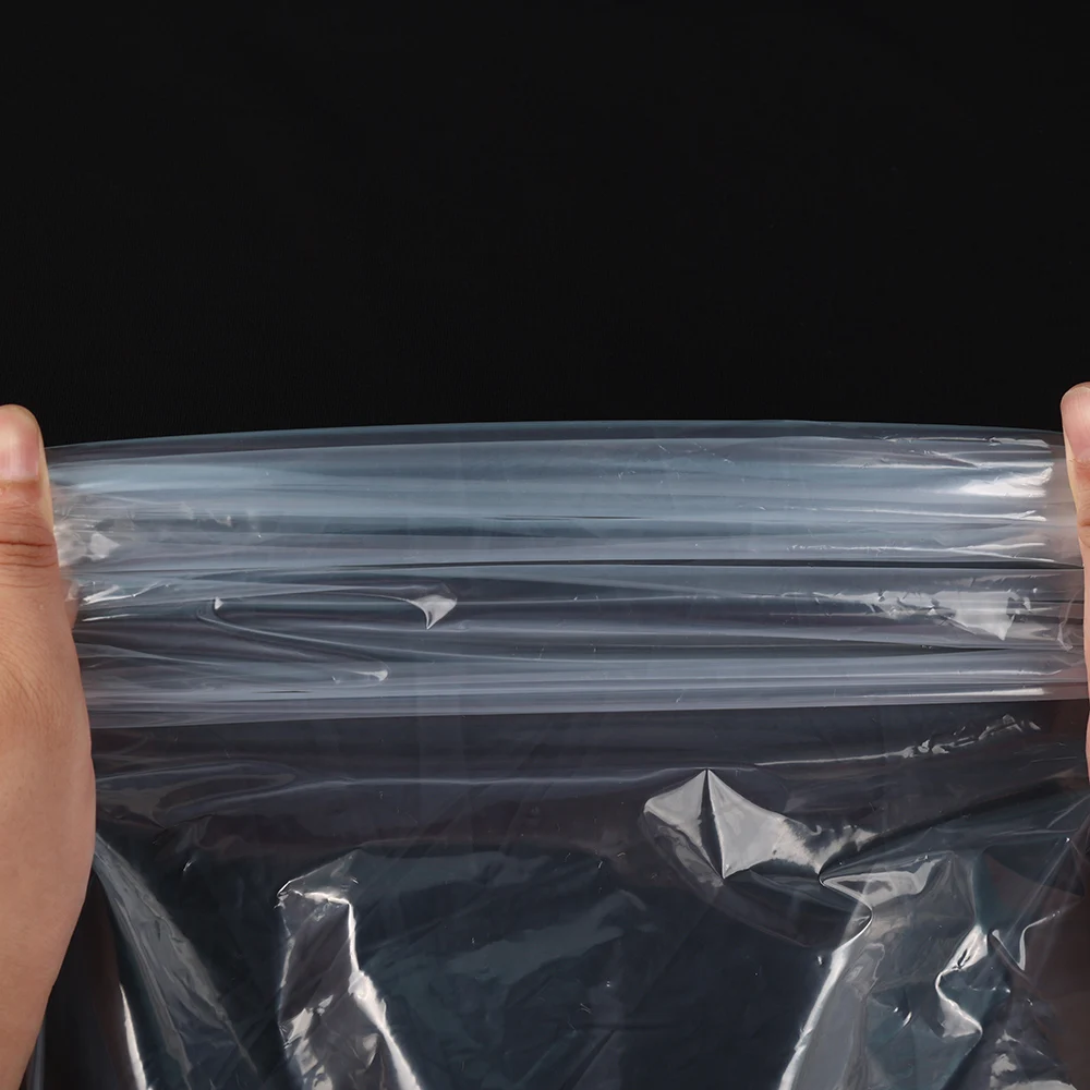 Оптовая цена HDPE или LDPE Gusset Прозрачные полиэтиленовые пакеты с предупреждением о удушье