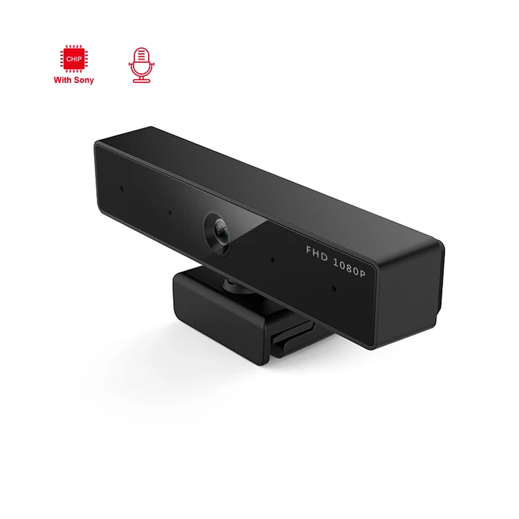 Live computer Laptop with microphone for video call/conference 1080P HD USB webcam camera