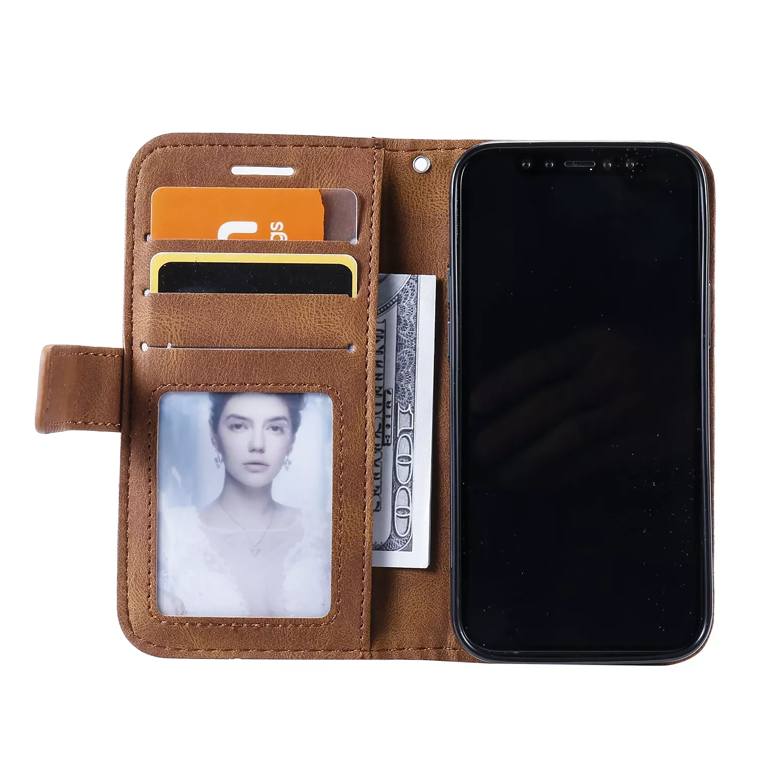 High Quality Good Multifunction With Wallet Strap Mobile Back Cover For Samsung Phone Case PU leather Case For iPhone 13 Pro Max