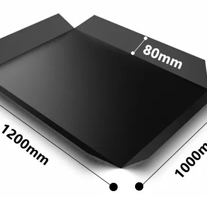 Высокое качество износостойкий размер 0 8 мм Толстый белый черный HDPE пластиковый лист скольжения