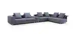 European Modern L Shape Sofa Set Furniture 5 7 8 9 10 11 Seats Upholstery Fabric Sectional Modular Couch Living Room Sofa Sets
