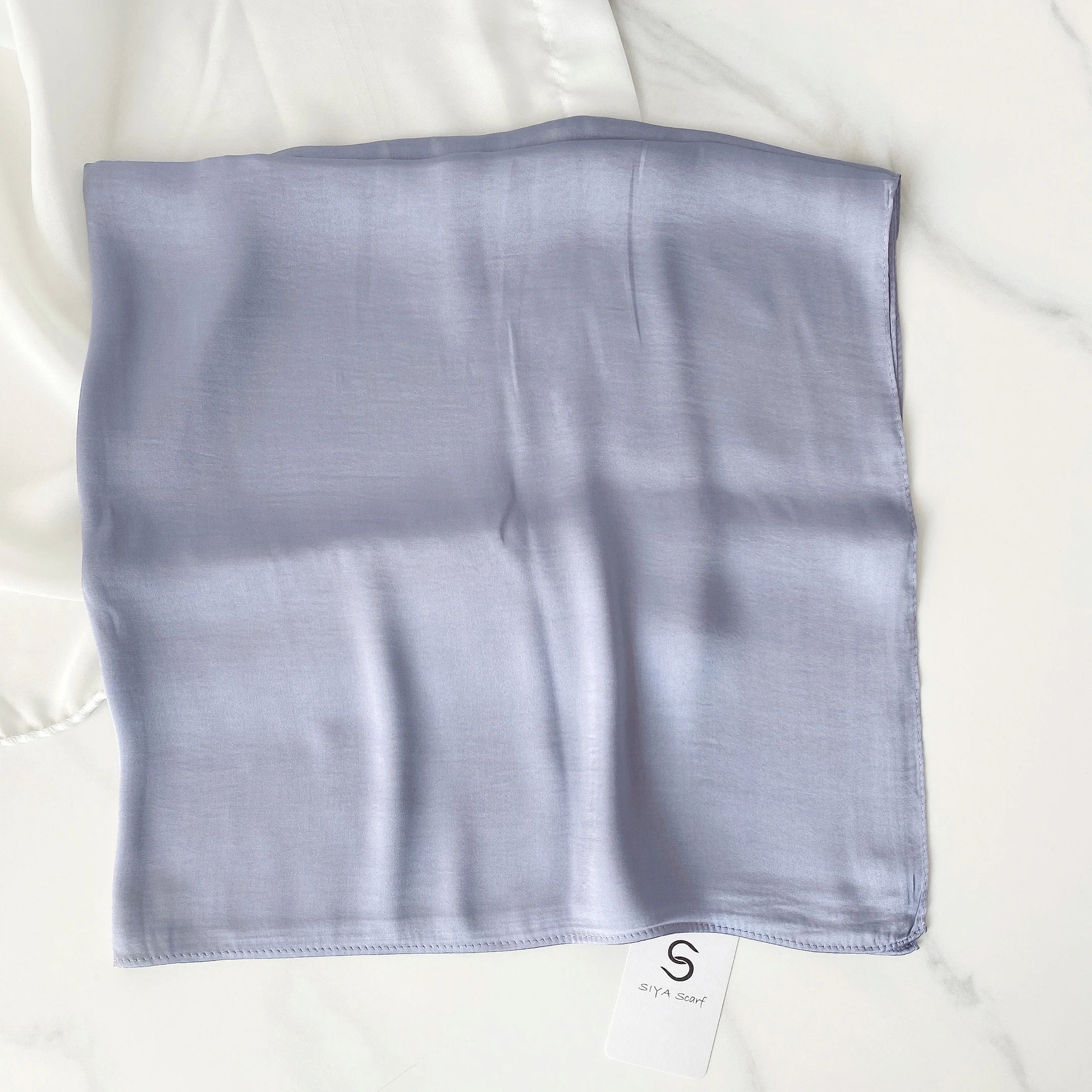 Wholesale Custom Silk Scarves Fashion Printed Design foulard Silk Pocket Square polyester Silk hijab Scarf For Ladies