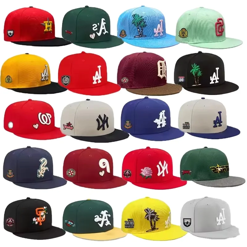 Vintage Mens Sports Caps Baseball Cap De Beisbol Fitted Hats Trucker Snapback Caps American Team Gorras New Original for Men