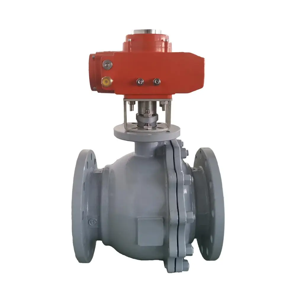 Electric actuated price with flange  ball valve dn 200