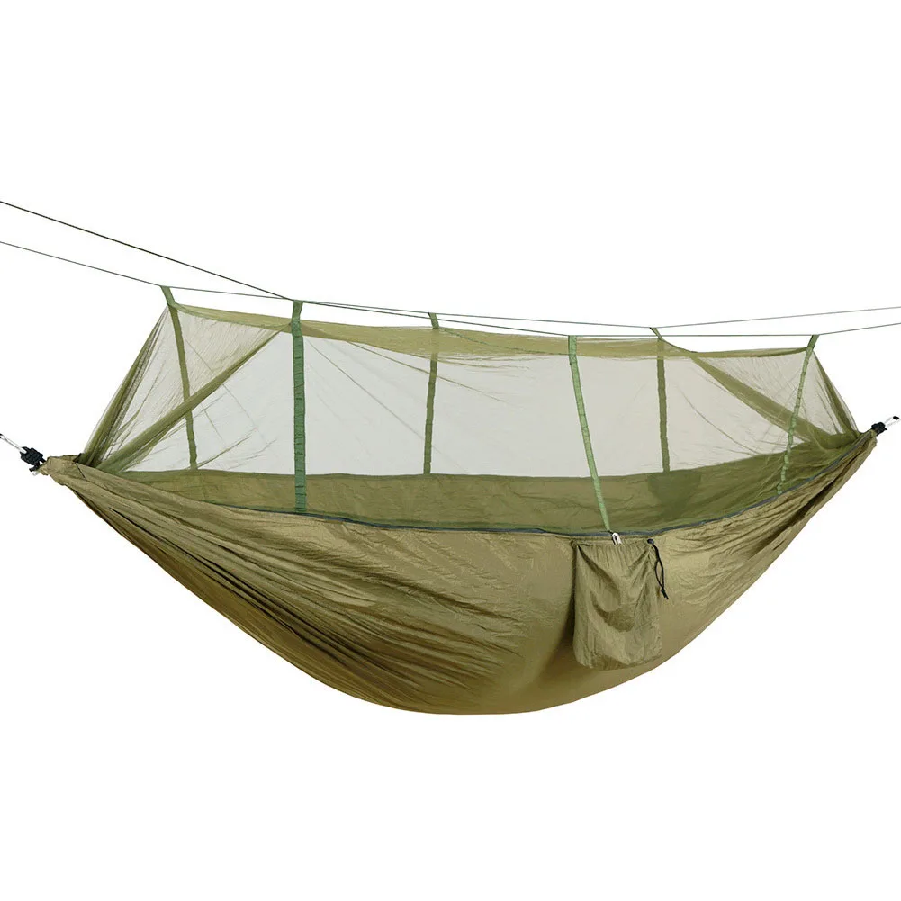 Outdoor Portable large camping 2 person Mosquito Net and Rain Fly Camping Backpacking Bug Hammocks