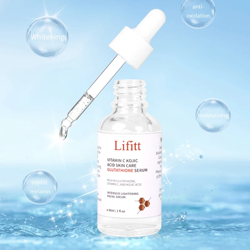 Skin Care Serum Vitamin C Acid Skincare Glutathione Hydra facial Serum Skin Brightening Facial Serum