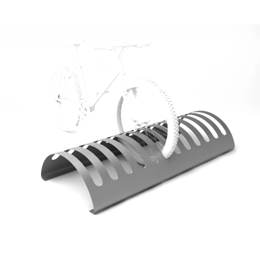 Suppliers Export Bike Stand Aluminium Titanium Bicycle Semi Vertical Bike Rack Parking For Bicycles