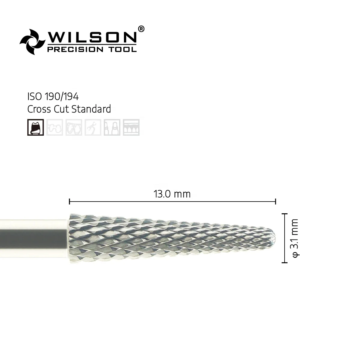 5401105 High Wear Resistance Tungsten Carbide Material Dental Drill for Dental Laboratory/Dental Polishing