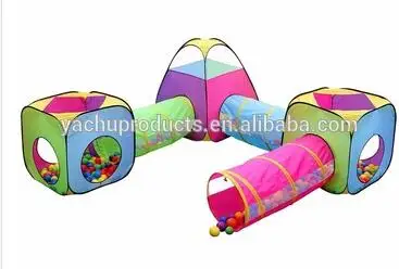 Wholesale Portable Children Tent House Girls Play Tent Fairy Princess Castle Pop Up Pink Kids Play Tent