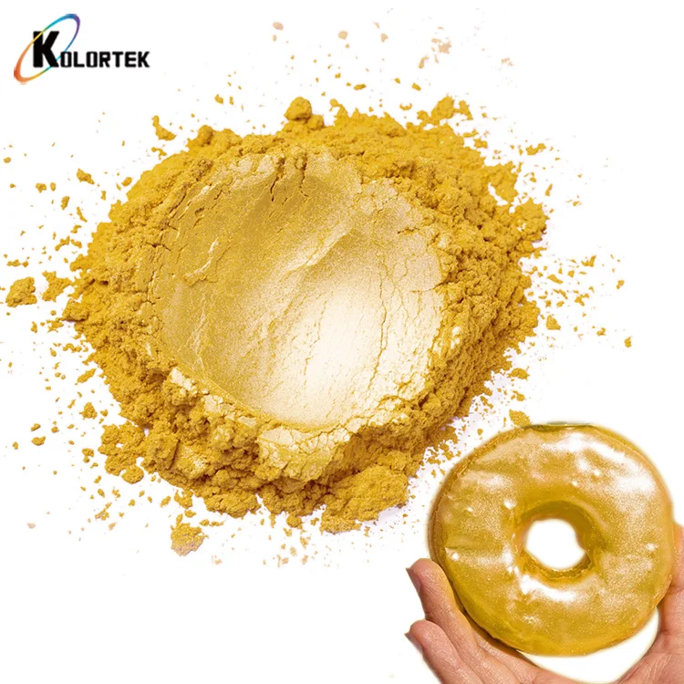 Food Ingredient Cake Decorations Additive Metallic Luster Dust Edible Glitter Pigment Edible Gold Powder