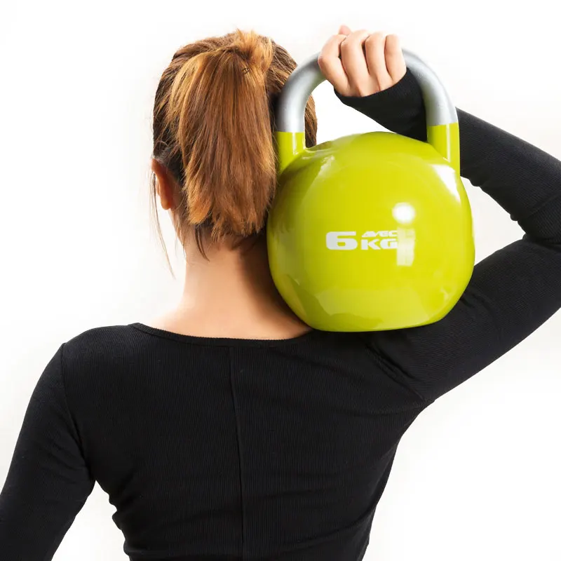 Color Coated Kettlebell Competition Kettlebell Set Handgrip Dumbbell Kettle Bells Set Kettlebell Weights