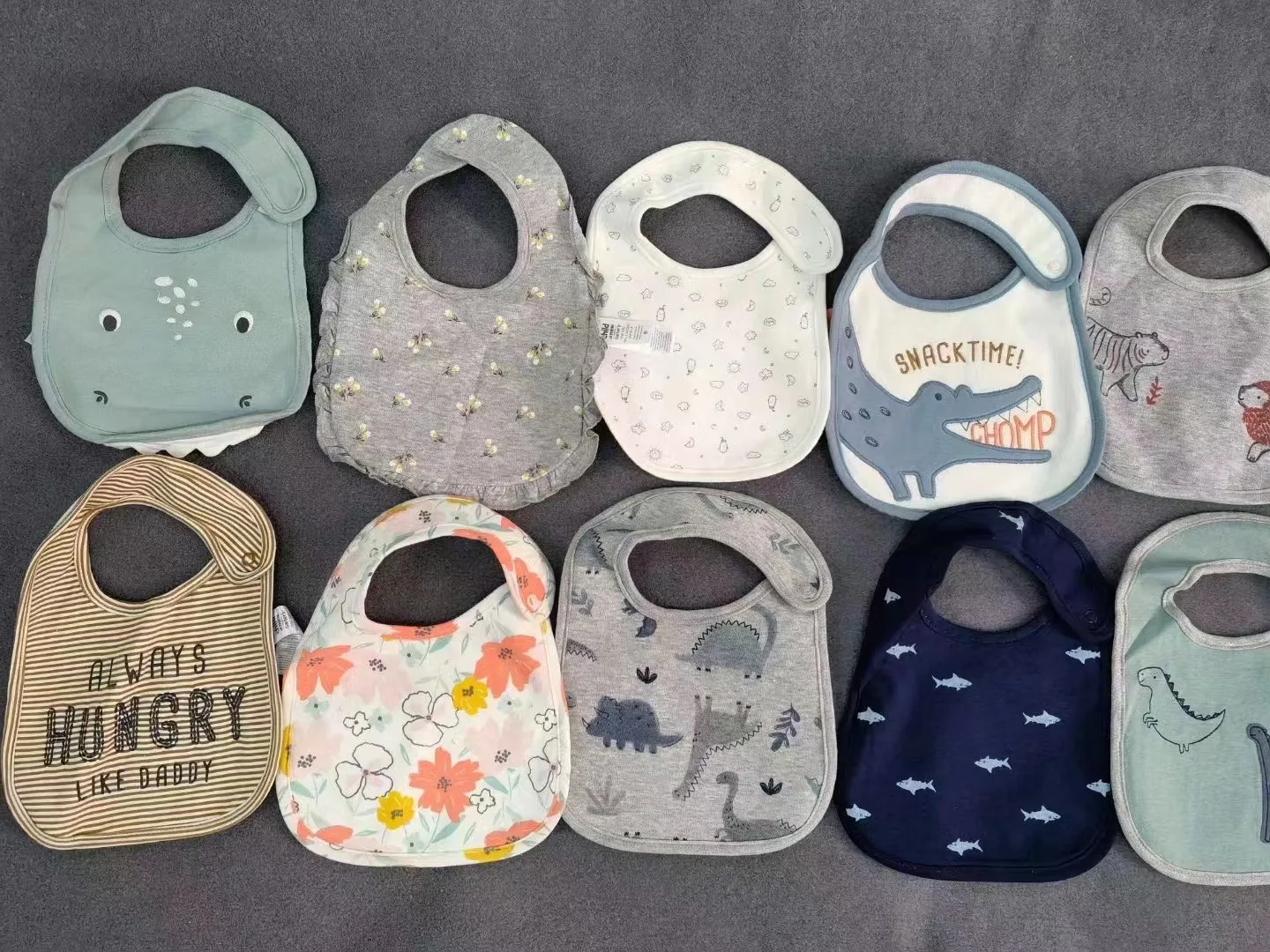 Branded stock wholesale baby wears children garment stock lots baby clothing bibs stocks