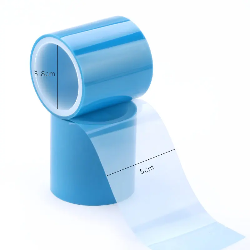 5 meter polyester tape is suitable for UV epoxy resin process tape blue Traceless fixed tape