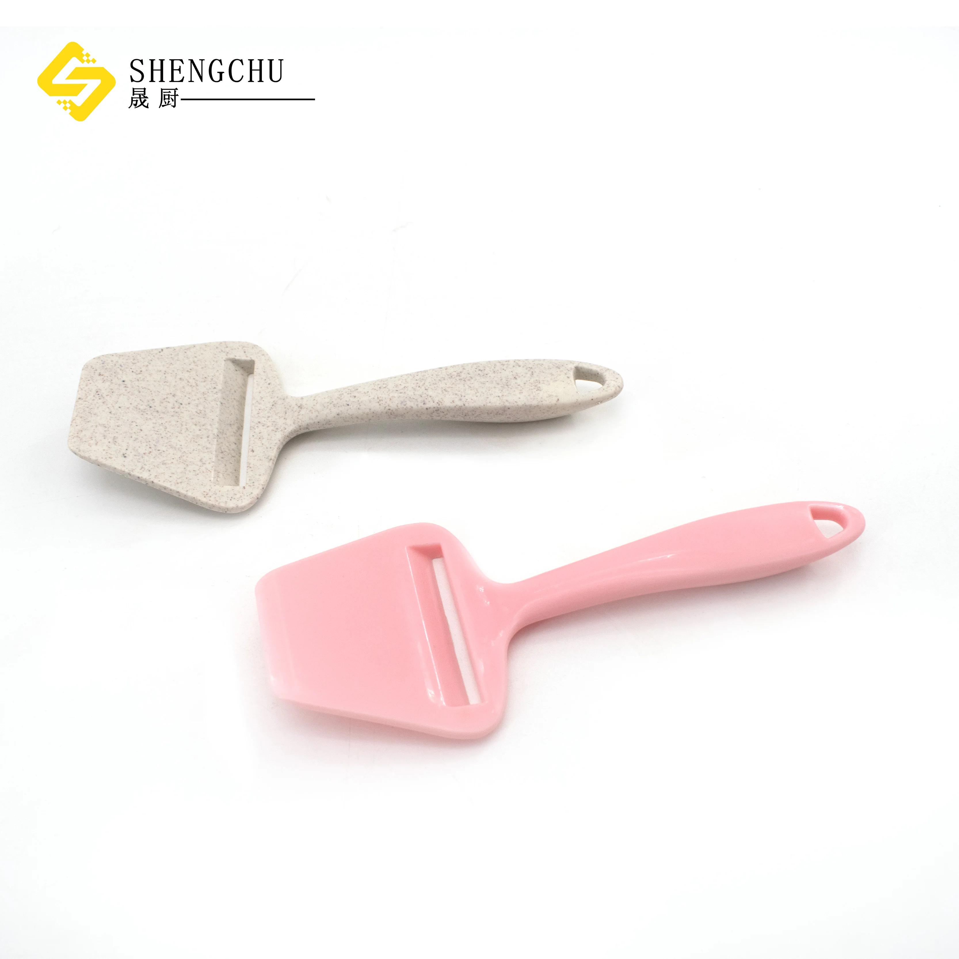 Kitchen Baking tools Multi purpose Butter Knife Cheese Shredder Grater 2 in 1 Plastic Cheese Peeler Scraper