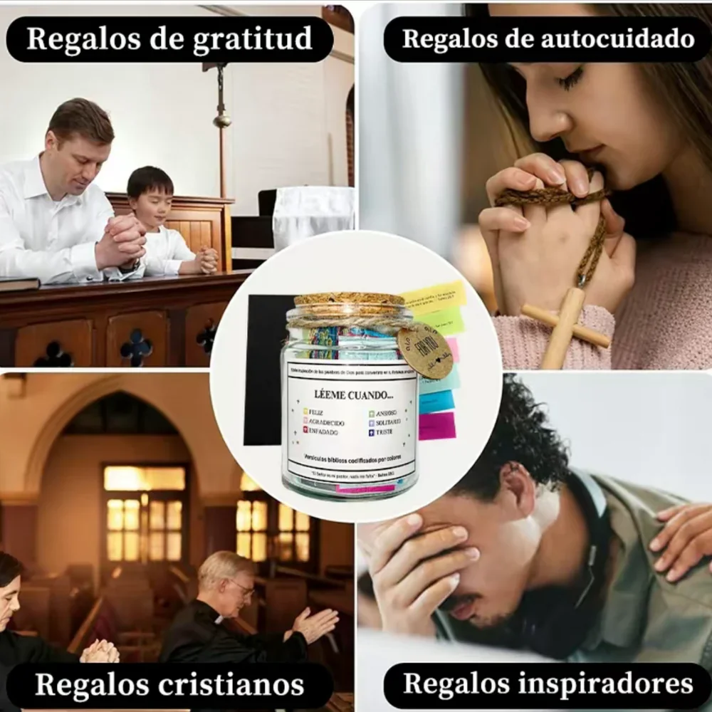 Christian Gift Supplier 6 Emotions 1 Box Set Jar Bible Verses in of Emotion Spanish
