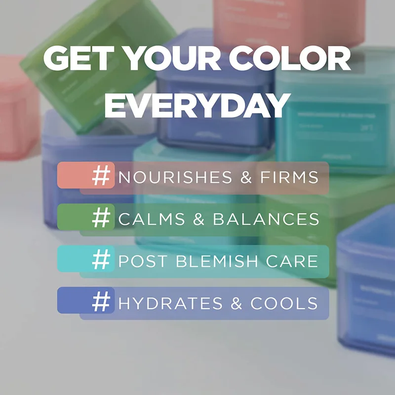 Korean Skincare Prevent Breakouts Improve Skin Texture Exfoliating Facial Toner Pads for Dead Skin & Blackheads, Minimize Pores