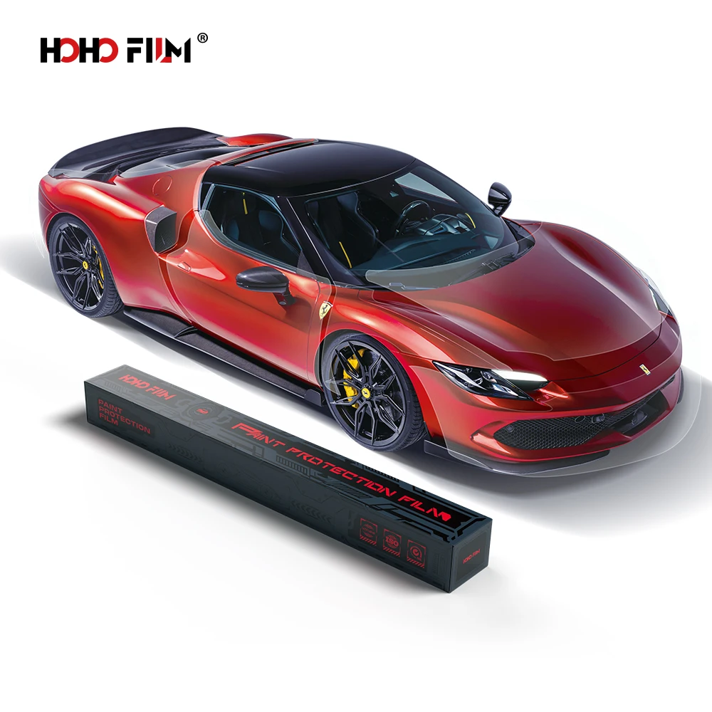 HOHOFILM 190Microns Thickness Gloss Clear Paint Protection Film 1.52X15M Roll TPU PPF Films Paint Protective Film For Car Body