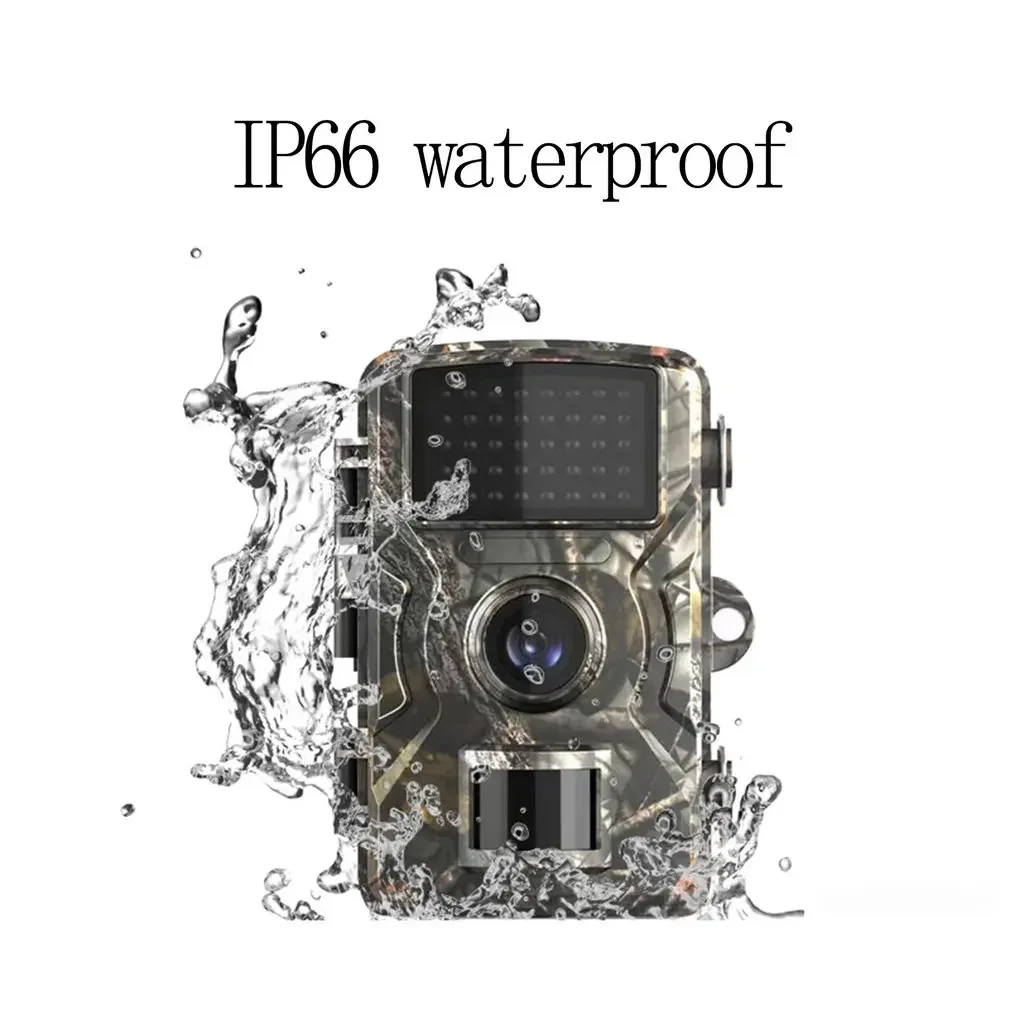 Outdoor Forest Camera Wildlife Scouting Hunting Trail Camera with 2-Inch Screen HD Night Vision PIR Motion Activated