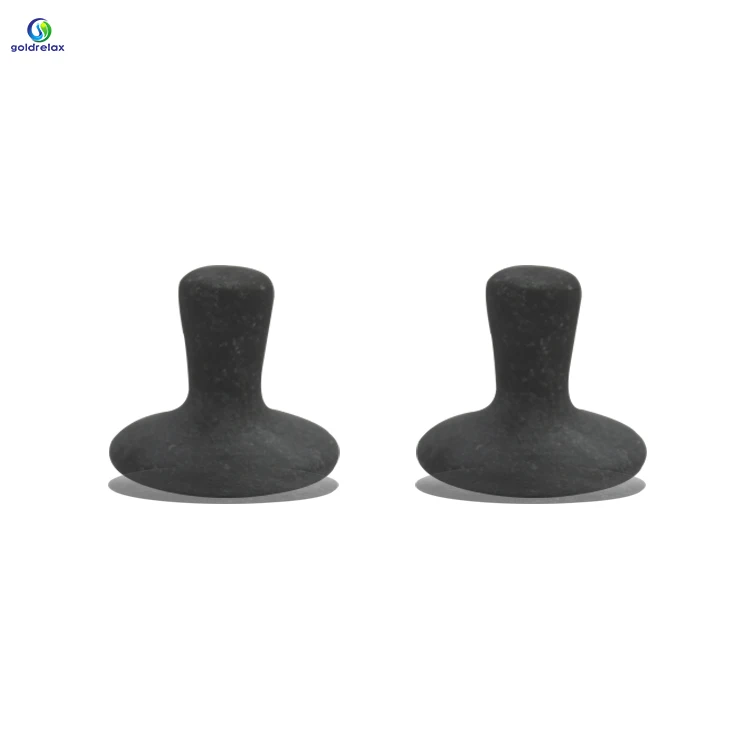 Natural Basalt Massage Stone Mushroom Hot Physical Therapy Jade Stone Wholesale